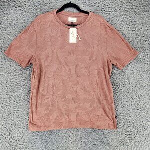 Civil Society Shirt Mens Medium Mauve Pink Short Sleeve Tee *NWT*
